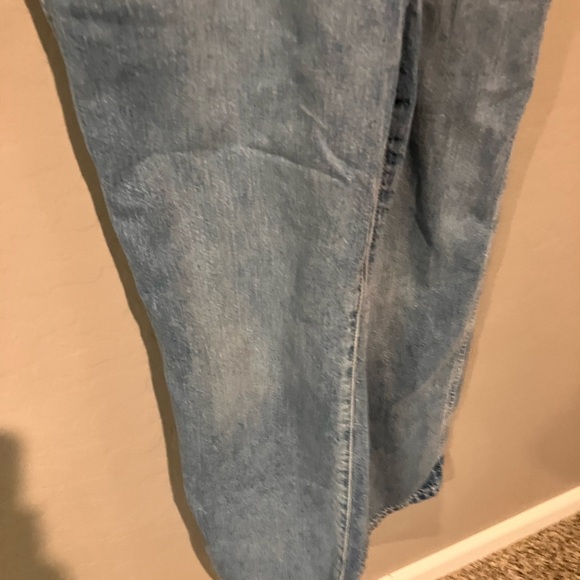 Gap Juniors Blue Size XL Denim Square Neck Straight Leg Denim Overalls - Picture 6 of 13